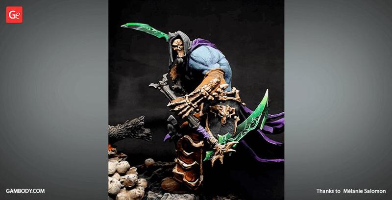 Death 3D Printing Figurine in Diorama | Assembly