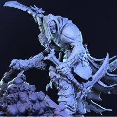 Death 3D Printing Figurine in Diorama | Assembly