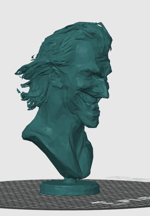 Abstract Joker bust