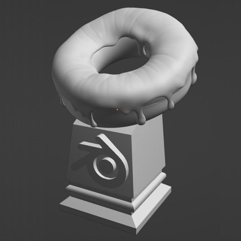 Donut Guru Graduation Plinth Trophy