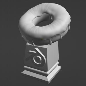 Donut Guru Graduation Plinth Trophy