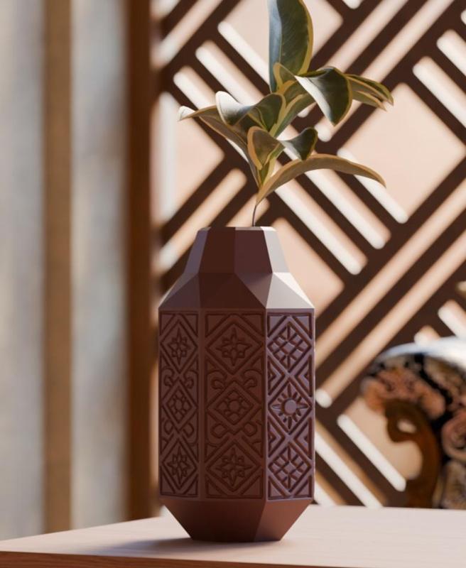 Sahara Vase – Moroccan Decor with Intricate Patterns