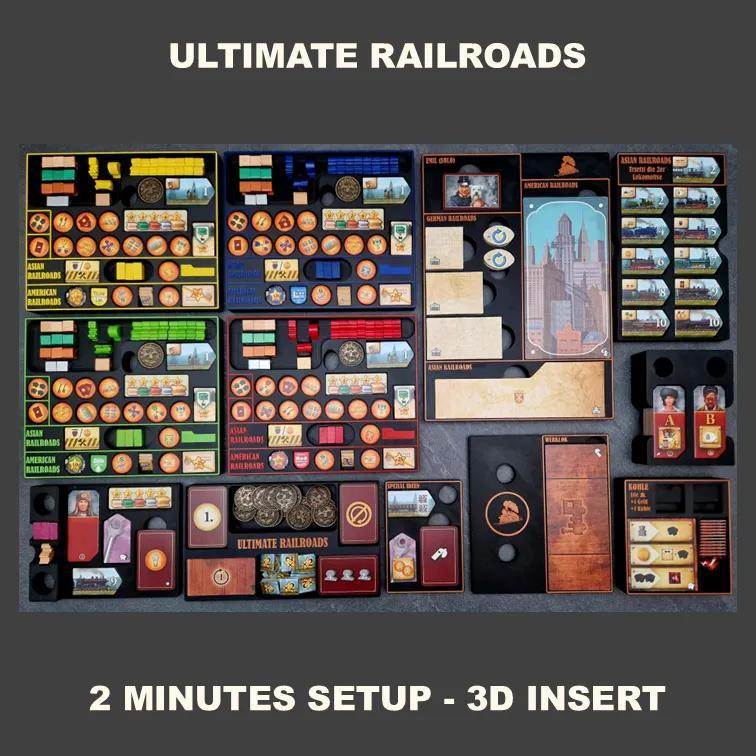 ULTIMATE RAILROADS – INSERT, EINSATZ, INLAY, ORGANIZER