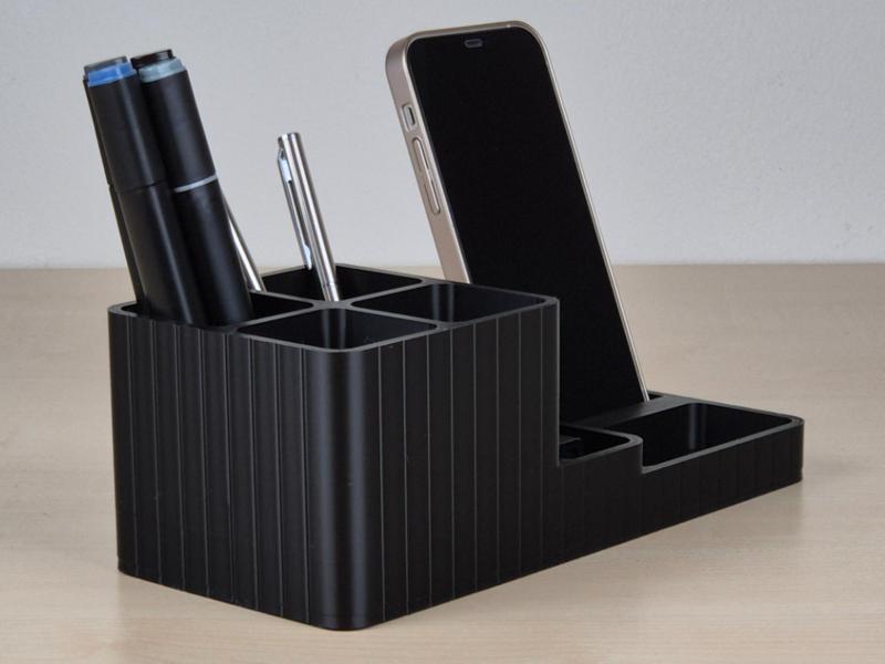 Desk Organizer with Phone Stand