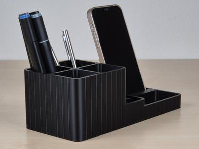 Desk Organizer with Phone Stand
