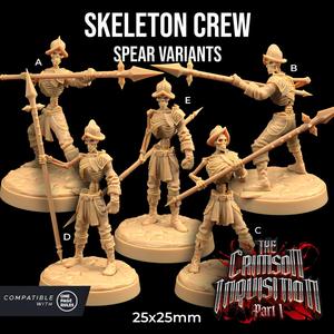 Skeleton Crew with spear