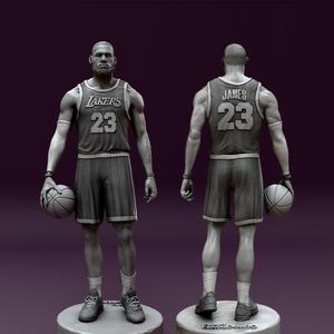 Lebron James statue 3D print model