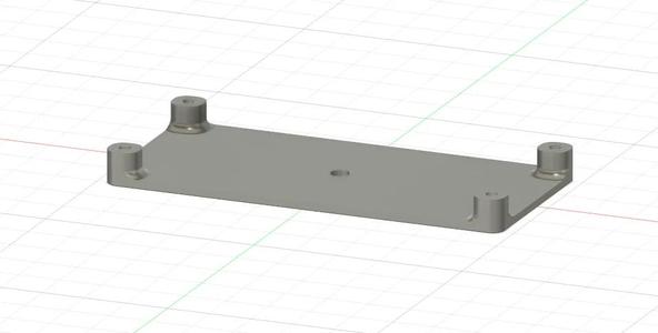 Brook-Compatible Fighting Board M3 Mount Plate