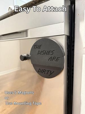 Dishwasher Dial (Clean/Dirty) Magnetic