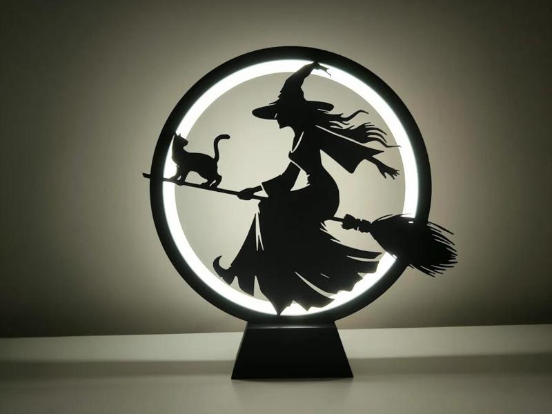 Ring Lamp II with Halloween Panels