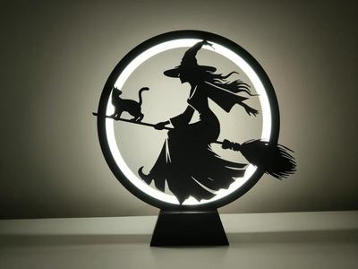 Ring Lamp II with Halloween Panels