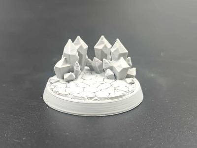 DnD Miniature Model Bases 32 mm RPG – Crystal Base