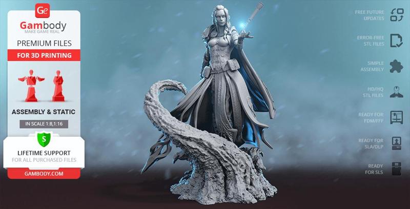 Jaina 3D Printing Figurine | Assembly