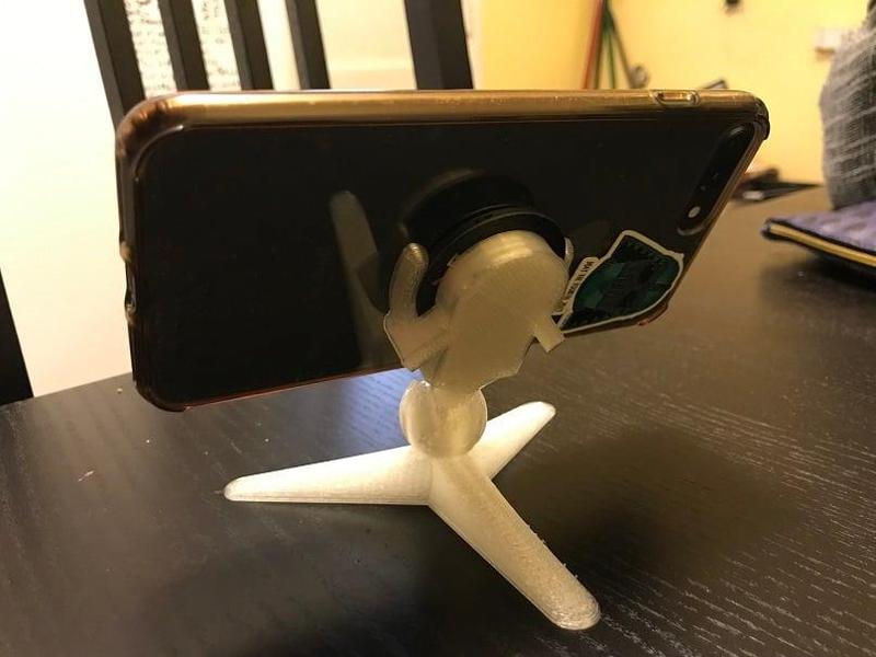 Popsocket phone tripod
