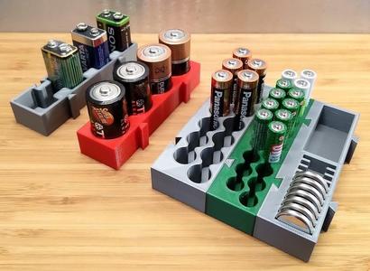 Battery Organizer Puzzle – Expandable