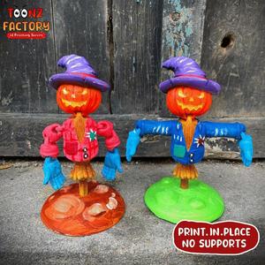 FLEXI PRINT-IN-PLACE SCARE CROW ARTICULATED