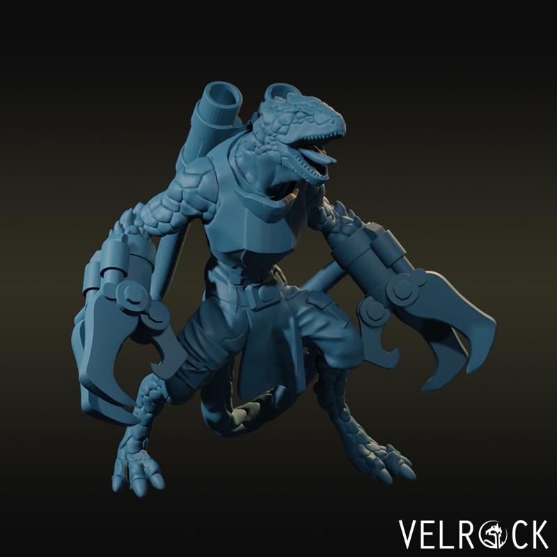 Reptilian Soldier Berserker