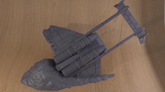 Crashed dropship