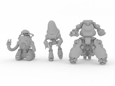 Miniatures Bot 3D Fallout STL