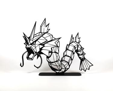 Geometric Low Poly Gyarados