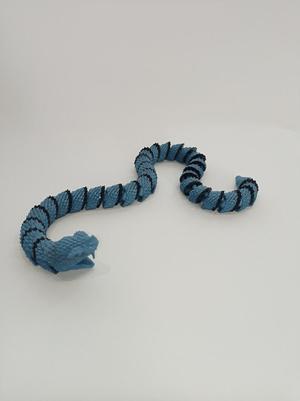 The snake is movable