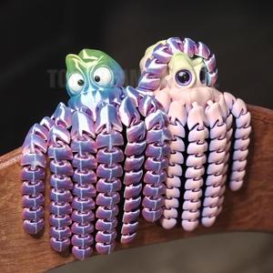 Cartoon Flexible Octopus Cute Tiny Articulated Toy