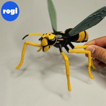 Articulated Realistic Wasp