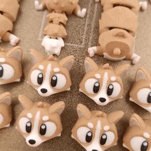 Flexi Corgi Articulated, Print in Place