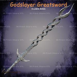 Godslayer Greatsword Cosplay Elden Ring – STL File