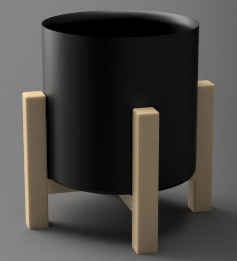 Modern flower pot