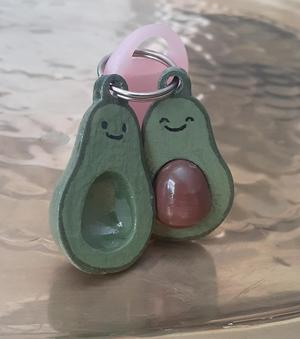 Cute Avocado Key chain