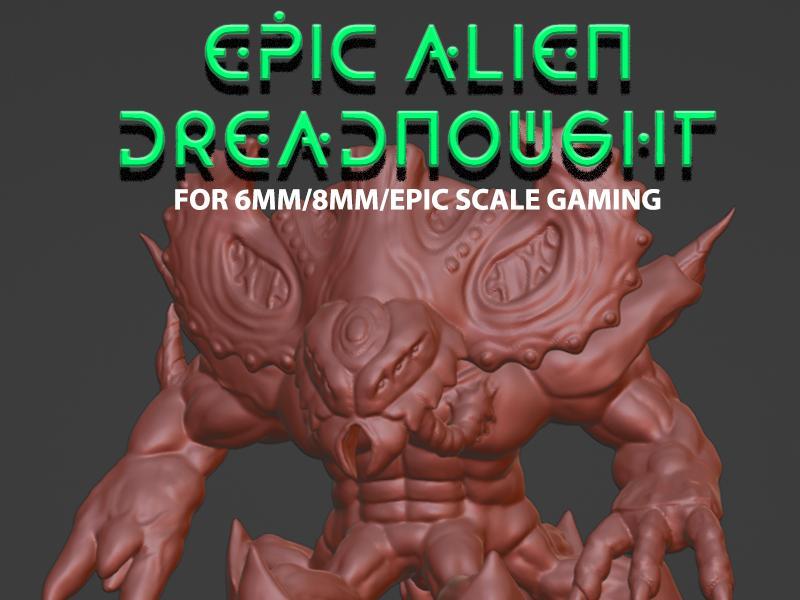 6mm/8mm Epic Alien Dreadnought