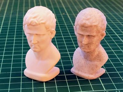 3D Scanned Antique Bust Statue   