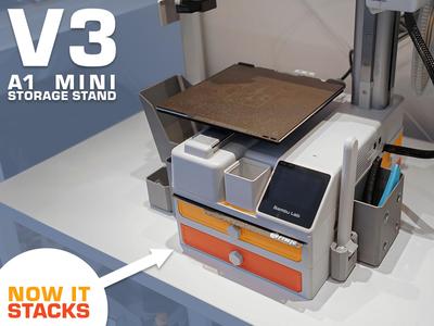 A1 Mini – Stackable Storage Stand V3