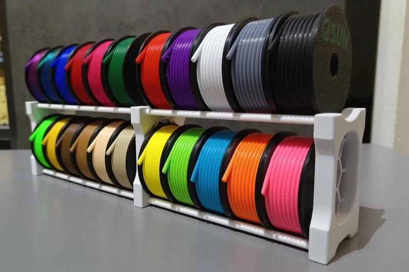 Filament display rack