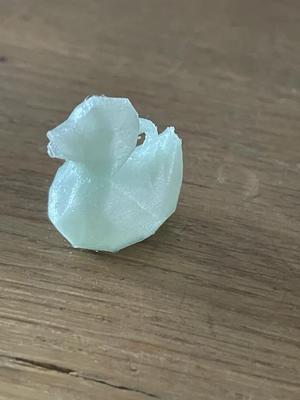 Low Poly – duck keychain
