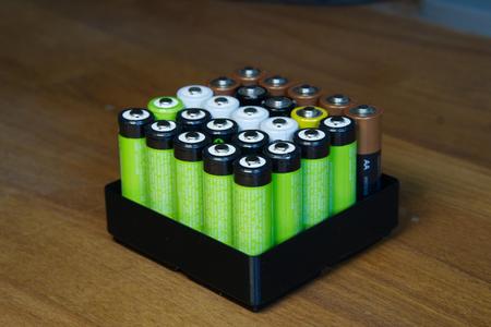 Gridfinity AA Battery Holder