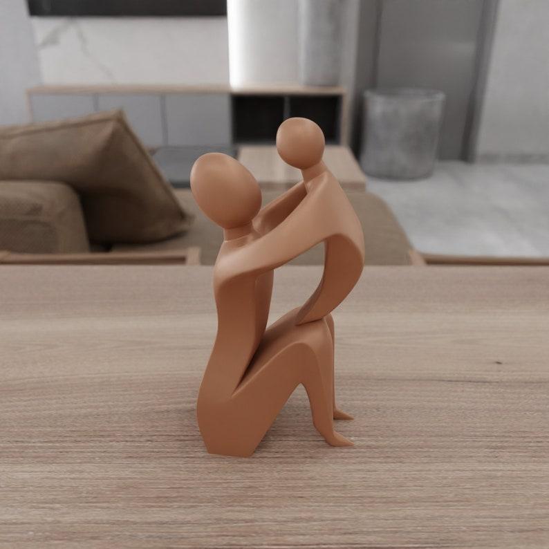 3D Mother and Child Decor Stl with 3D Stl Files for Mother’s Day & 3D Prints, Mother’s Day Gift, 3D Printed Decor, Gift for Mother, Stl File
