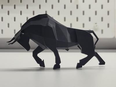 Bull Low Poly