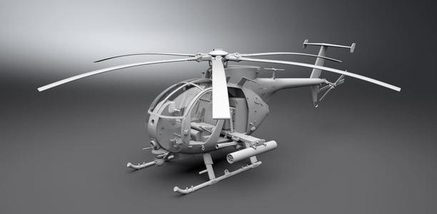 AH6m Little Bird Scale model