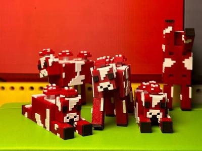 Minecraft Mushroom Cow Articulated