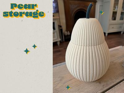 Pear-Shaped Storage Box