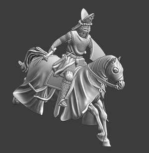 Bishop Hermann von Tartu – Mounted in battle