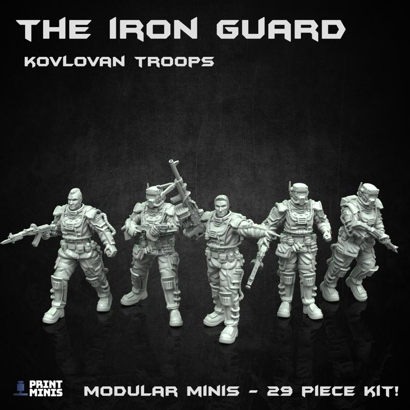 The Iron Guard of Kovlova – Modular Troops – The Iron Guard Collection