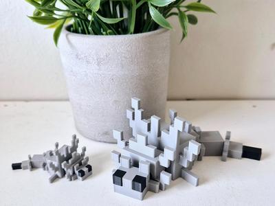 Minecraft silverfish articulated