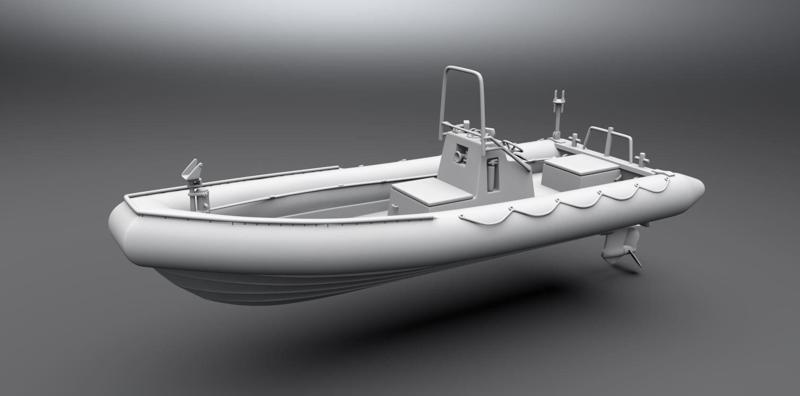 Sea Force 700 RHIB scale model