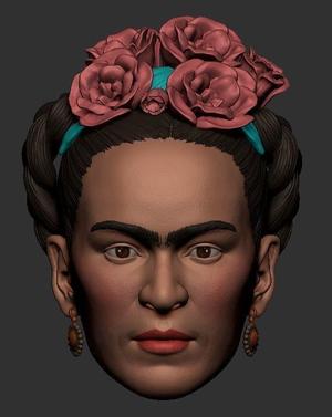 Frida kahlo head