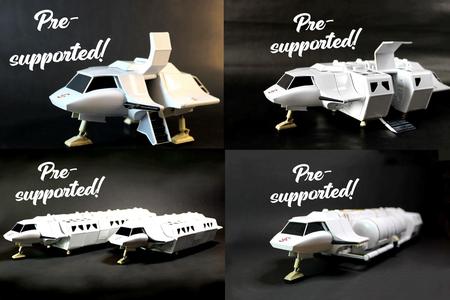 Visitors Ships 3D Model Collection