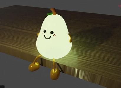 Cute Pearl Lamp 3D Print Stl Files