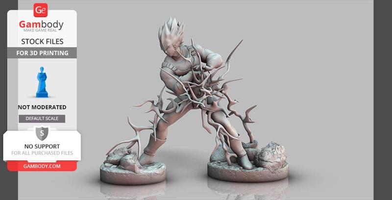 Dragon Ball Super – Vegeta – Galiuk Gun 3D Miniature for Diorama